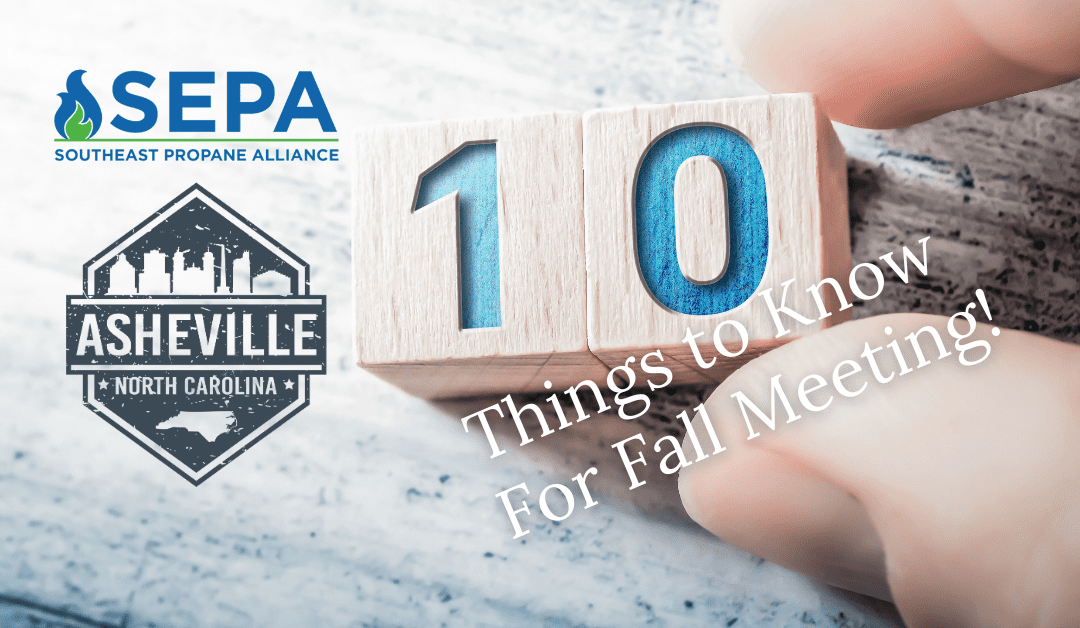 10 things to know for fall meeting