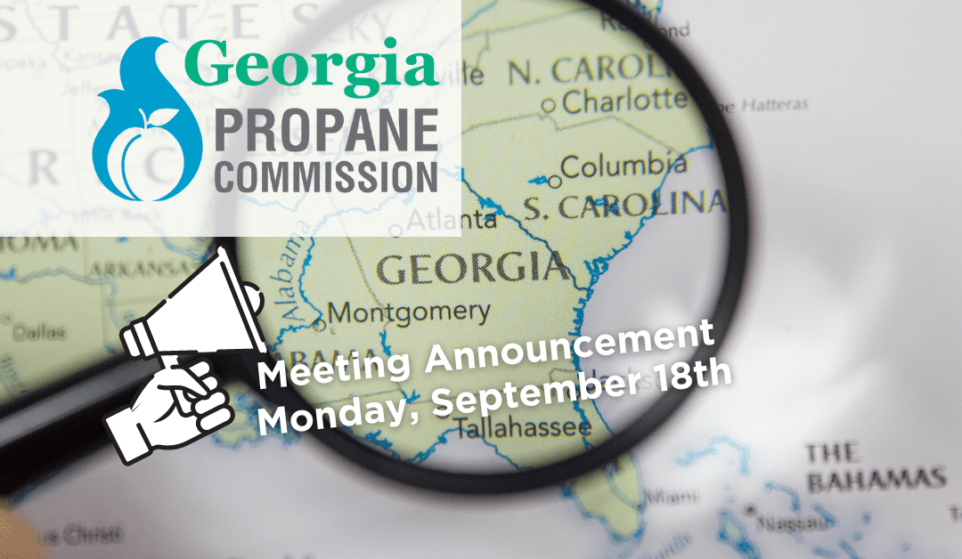 GA Agricultural Commodity Commission meeting Monday Sep 18th