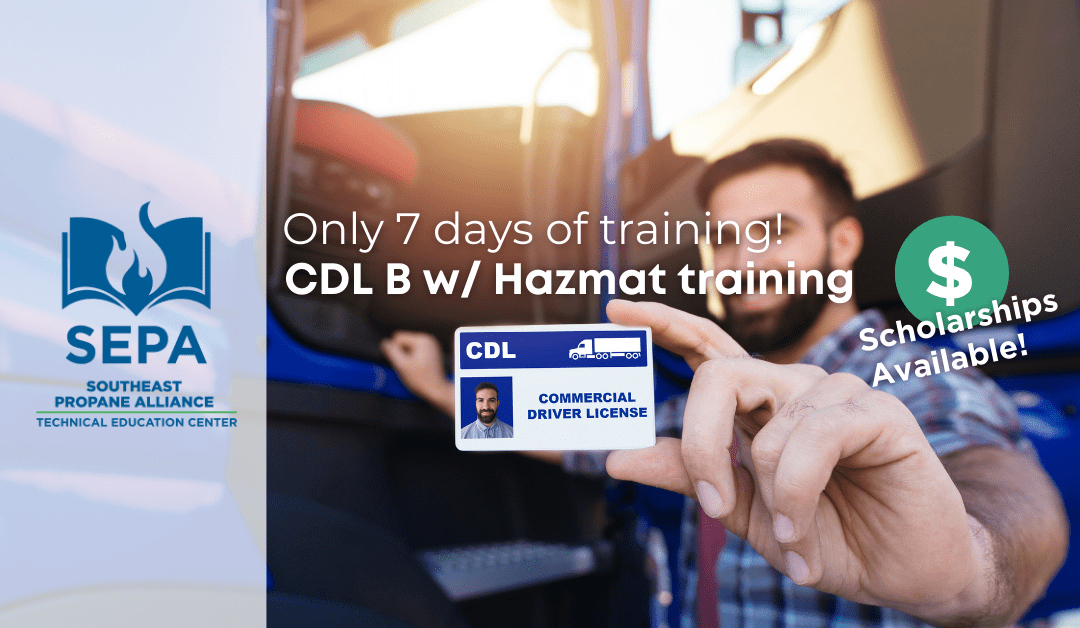 CDL B with Hazmat Training- Only 7 Days of Training!